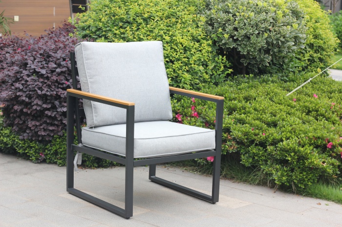 Aluminum and Rope Patio Coversation Set 4108 - Image 3