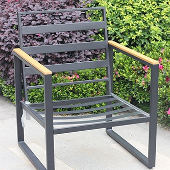 Aluminum and Rope Patio Coversation Set 4108 - Image 2